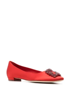 Manolo Blahnik(マノロ・ブラニク)バレエシューズ・フラット ...