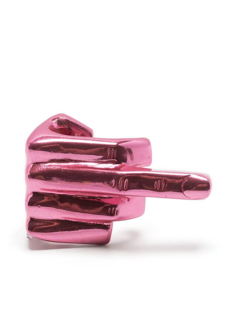 

Natasha Zinko middle-finger large earring cuff - Pink