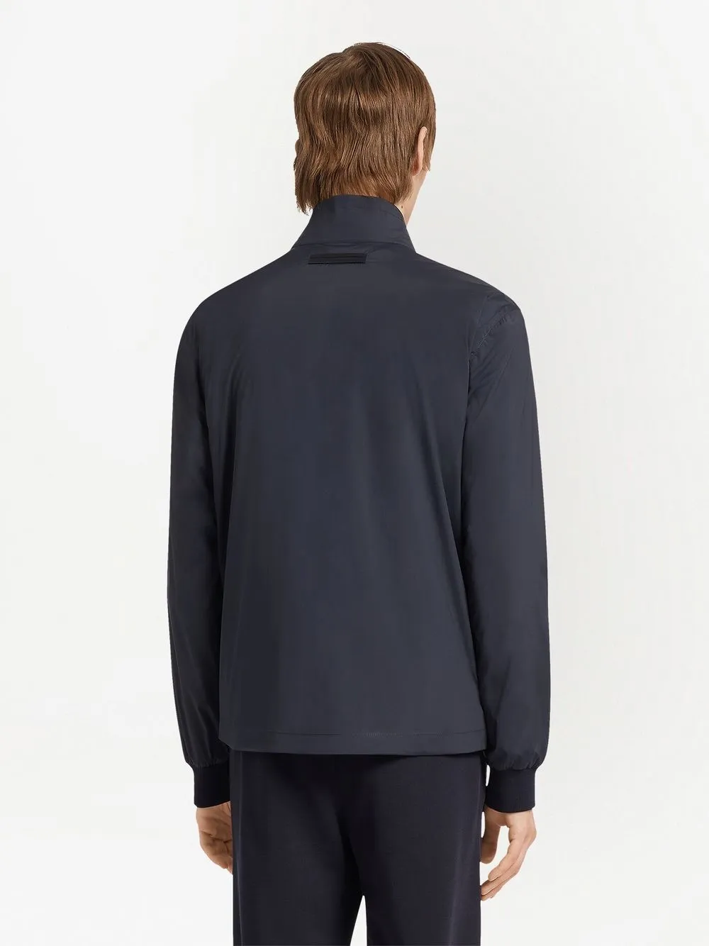 Zegna Zipped Reversible Track Jacket | Blue | FARFETCH ID