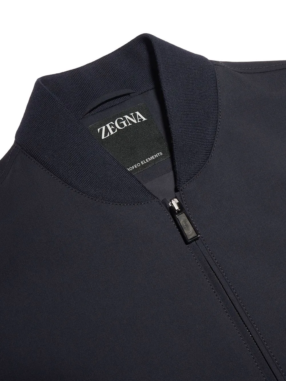 Zegna Trofeo Elements Wool Bomber Jacket | Blue | FARFETCH