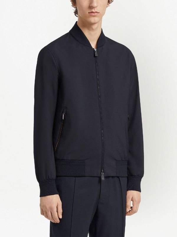 Zegna Trofeo Elements Wool Bomber Jacket - Farfetch