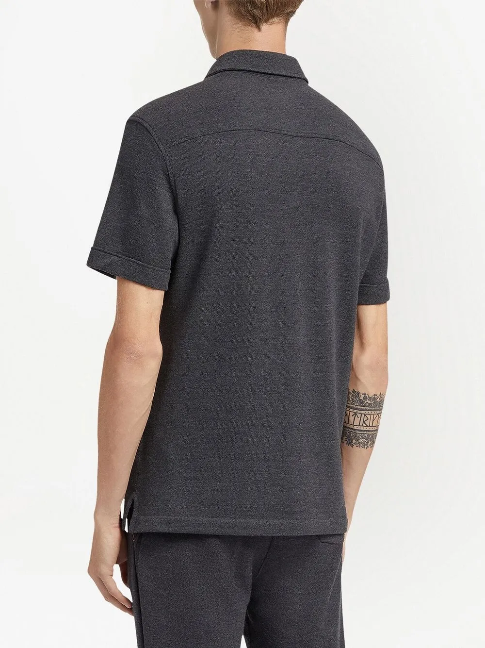 ZEGNA SHORT-SLEEVED POLO SHIRT