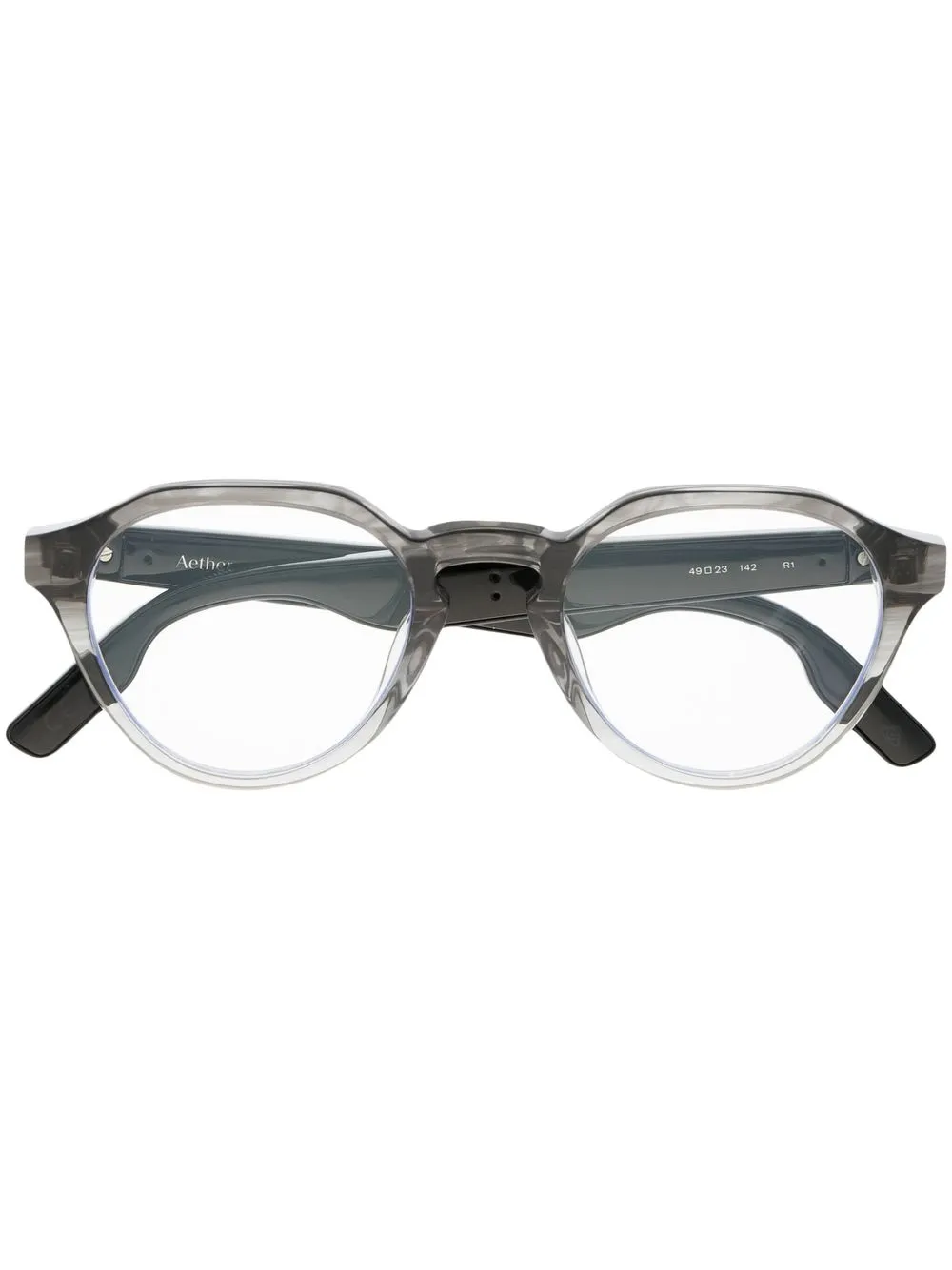 

Aether Eyewear lentes con armazón redonda - Negro