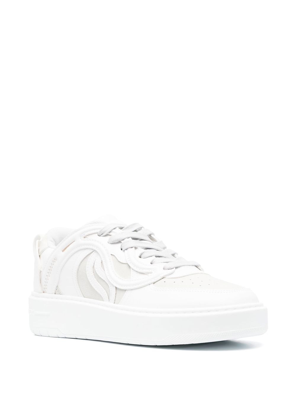 Shop Stella Mccartney S-wave 1 Lace-up Sneakers In Grey