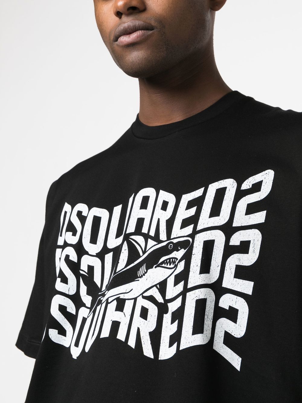 T shirt dsquared on sale nera