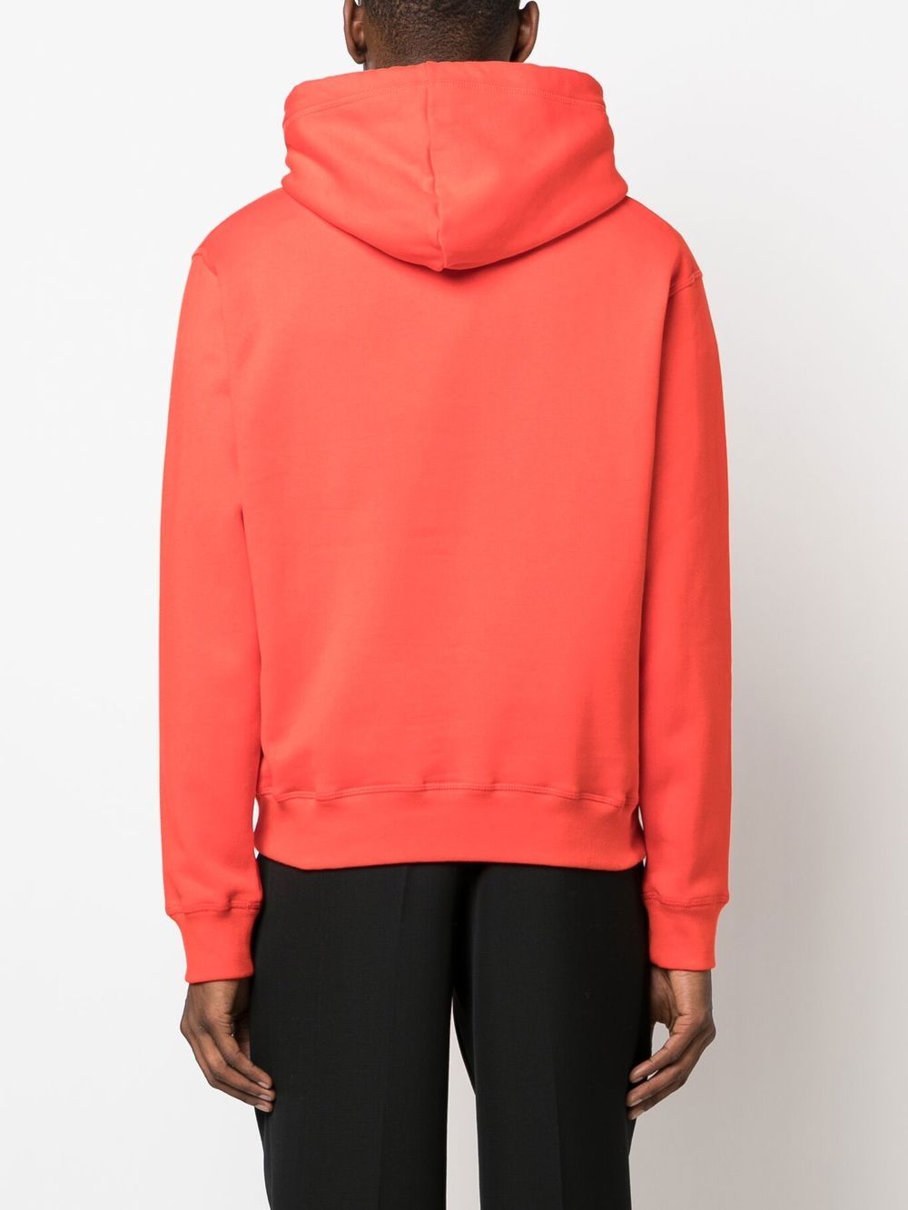 Shop Dsquared2 Logo-print Cotton Hoodie In Orange