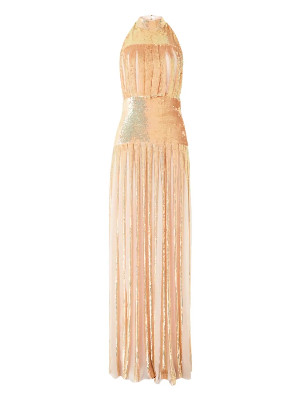 Temperley London Filigree sequin-embellished pleated dress - ピンク Temperley London Filigree sequin-embellished pleated dress - ピンク