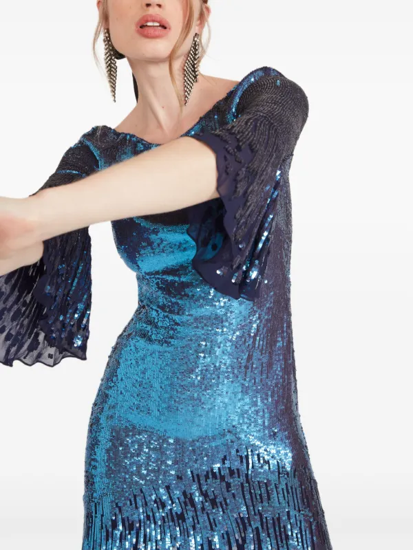 sachin and babi light blue dress Evening Dresses Special Occasion Midi Dresses Uk Black Wallis Occasion  Premium Embellished Sequin Midi Dress Wallis main image 1