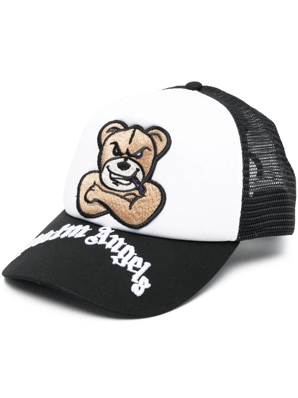 

Palm Angels x Moncler Teddy Bear-embroidered baseball cap - White