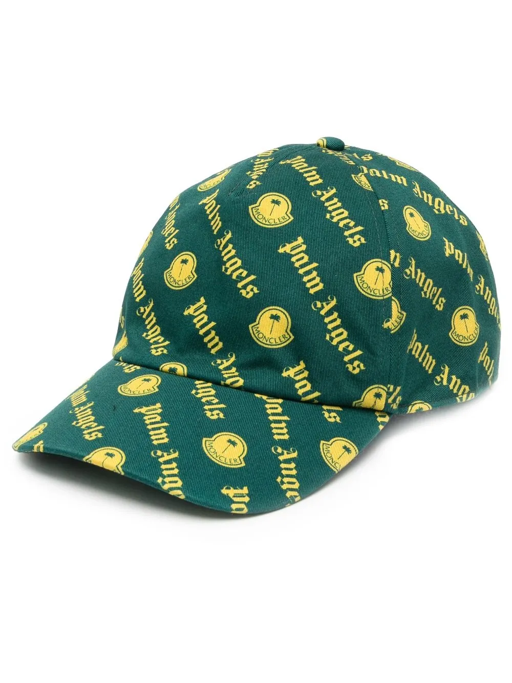 

Palm Angels x Moncler logo-print baseball cap - Green