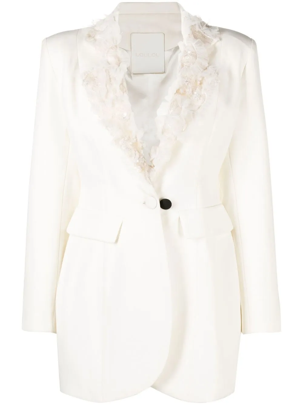 

Loulou single-breasted blazer - White