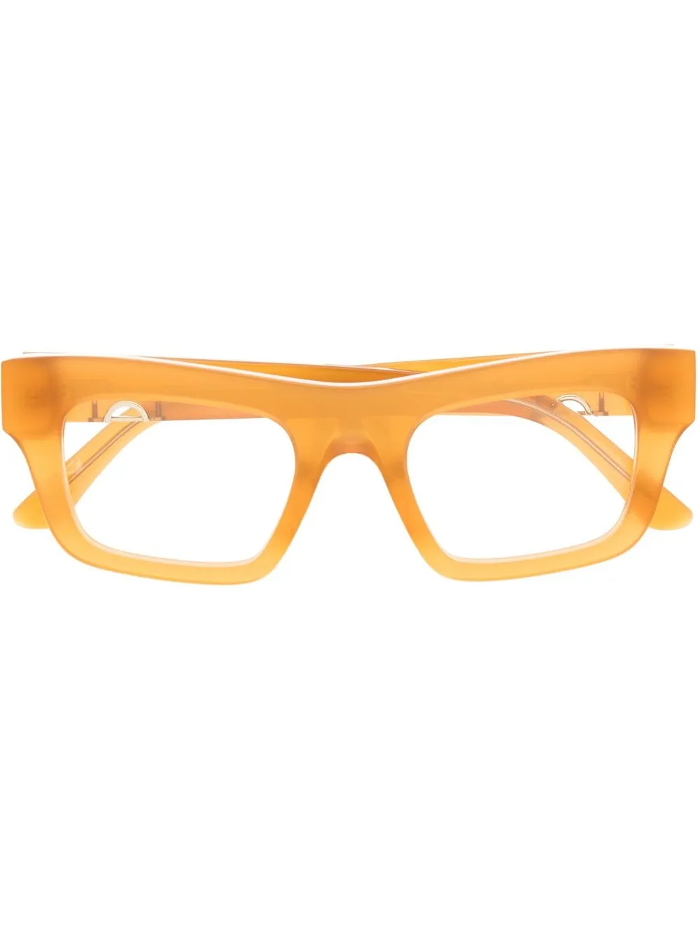

Huma Sunglasses logo-plaque glasses - Brown