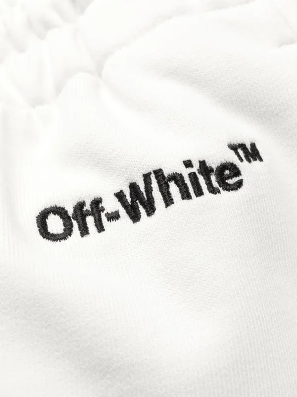 Off white logo pants best sale