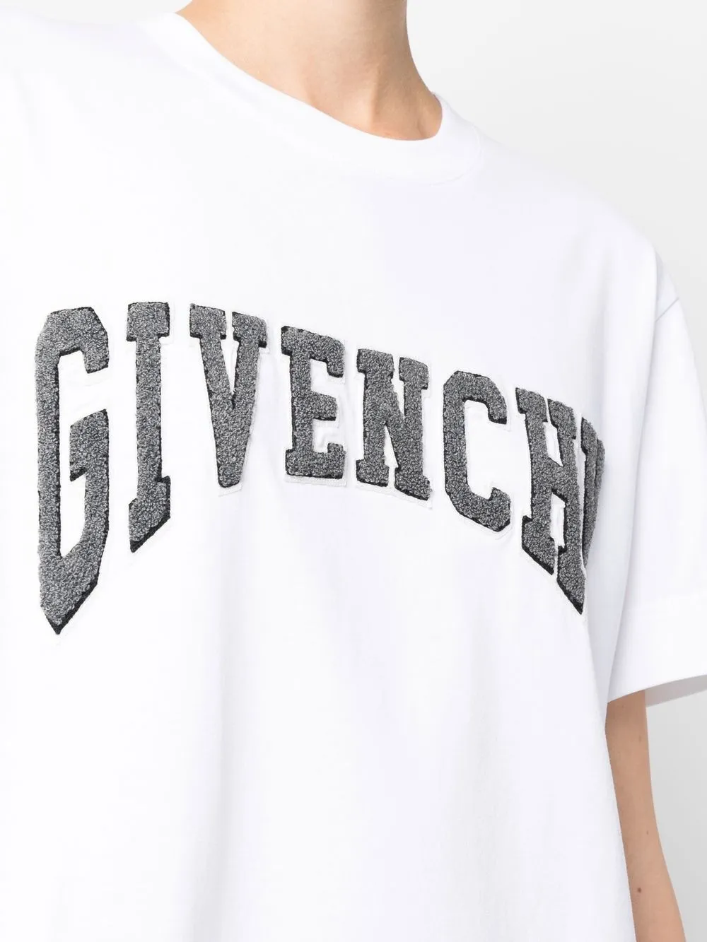 Givenchy T-shirt met logoprint Wit