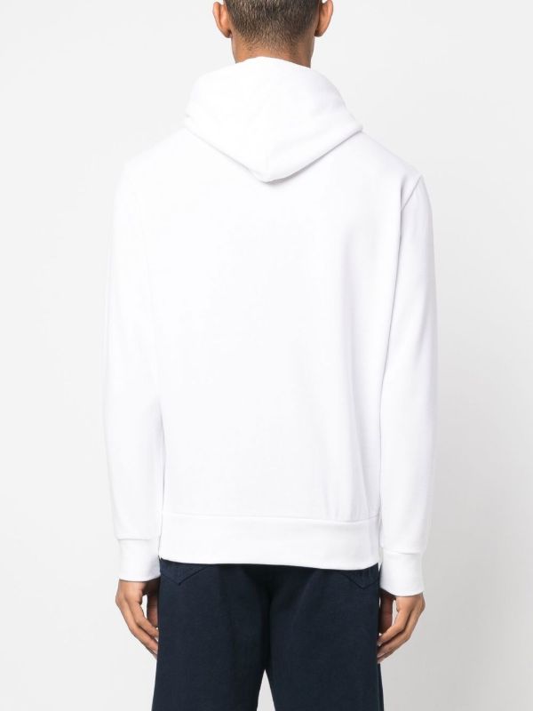 White polo pullover sales hoodie