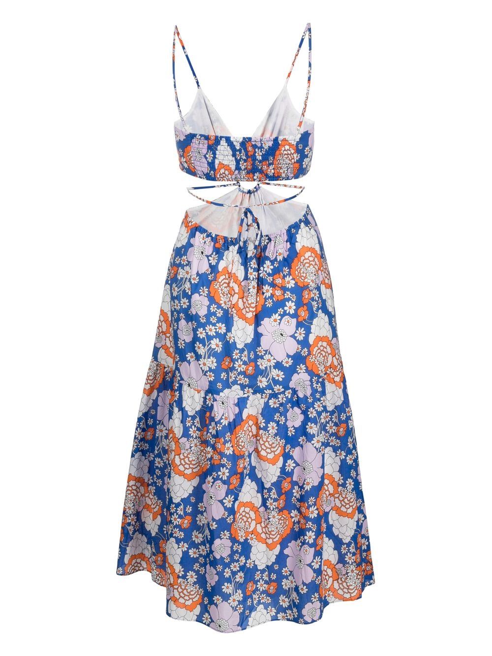 Rails Jurk met bloemenprint - Blauw