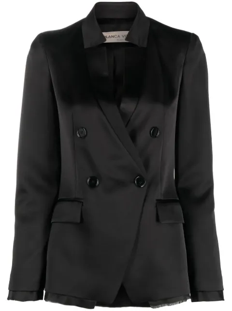 Blanca Vita blazer con doble botonadura