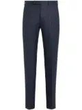 Zegna tailored wool trousers - Blue