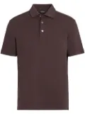 Zegna 12milmil12 wool polo shirt - Brown