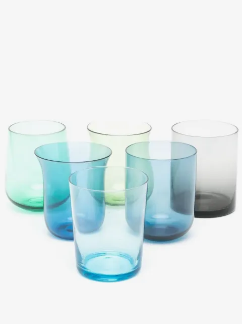 Bitossi Home mixed-shape tumblers (set of 6)