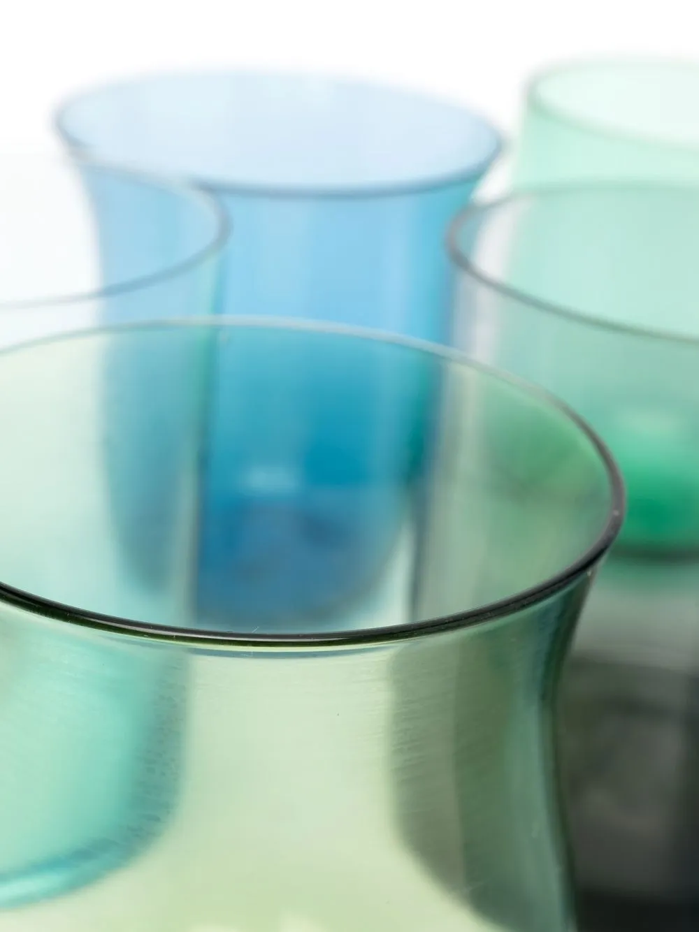 Bitossi Home Mixed-shape Tumblers (set Of 6) In Blue