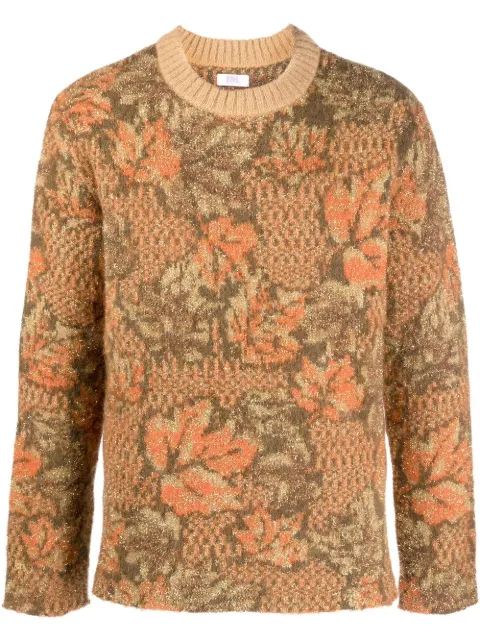 ERL autumn leaves print jumper