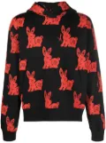 AMIRI rabbit-motif cotton hoodie - Black
