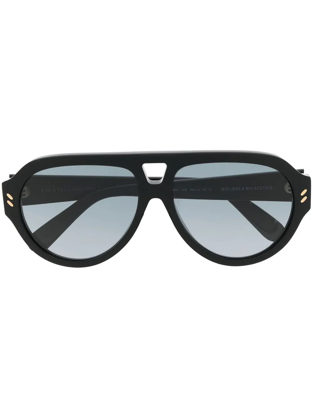 

Stella McCartney Eyewear pilot-frame sunglasses - Black