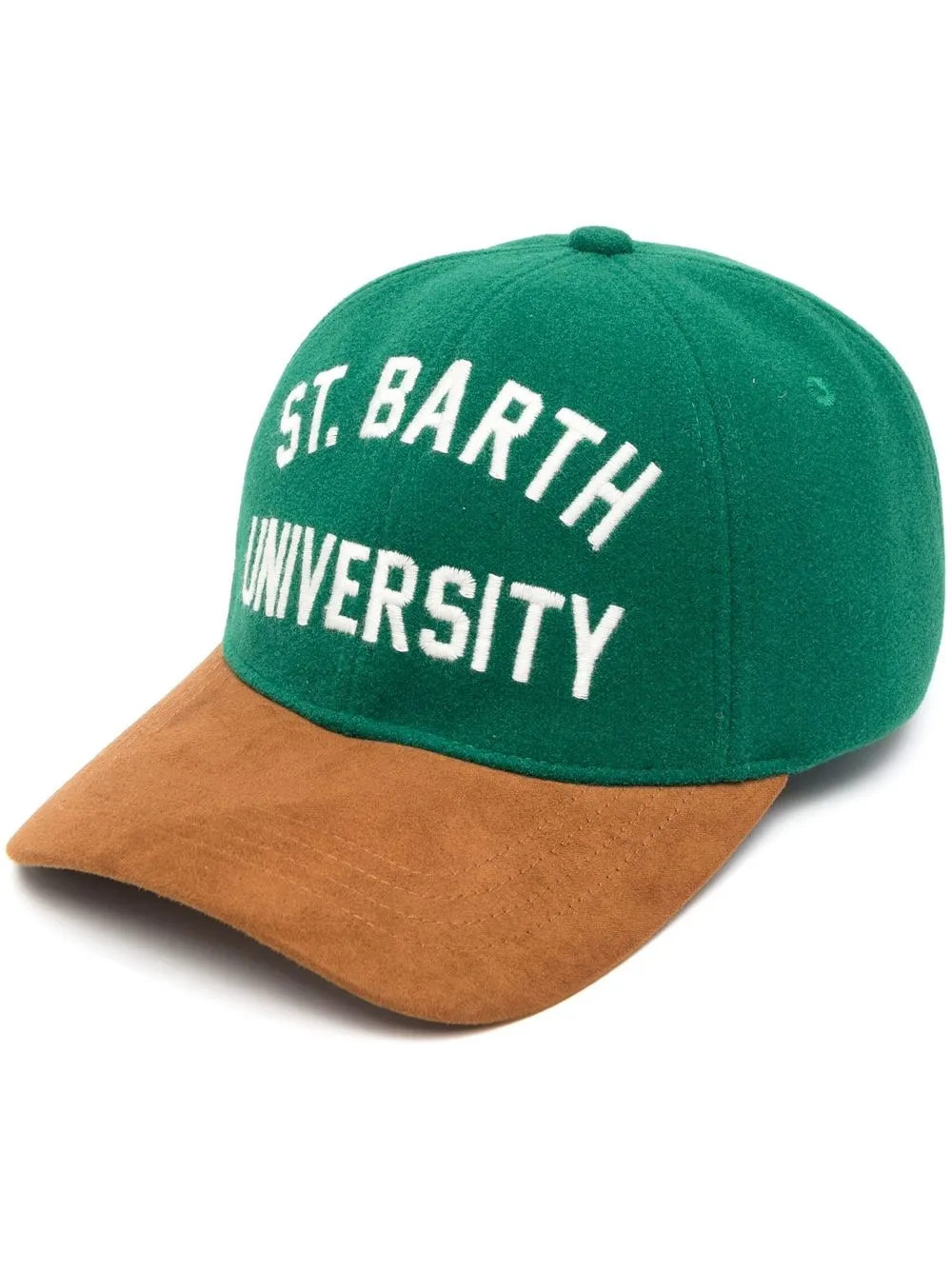 

MC2 Saint Barth logo-embroidered baseball cap - Green