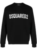 DSQUARED2 logo-print crew-neck sweatshirt - Black