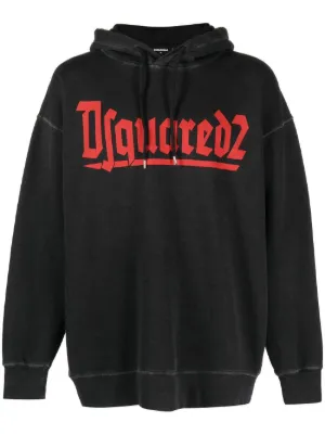 DSQUARED2 ディースクエアード Icon スウェットパーカー | ブラック