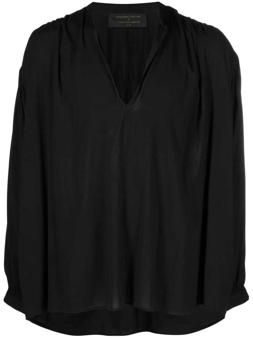 Atu Body Couture Oversized Pullover Shirt In Black