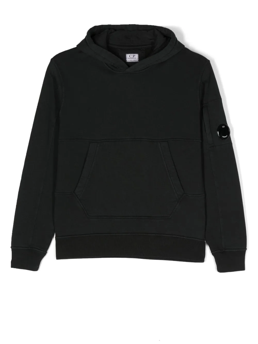 

C.P. Company Kids logo-patch long-sleeve sweatshirt - Black