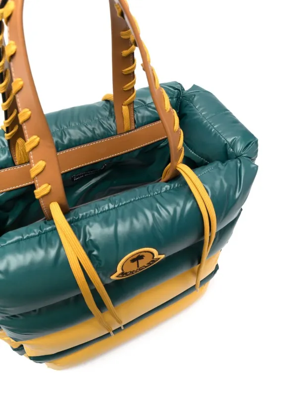 Palm Angels x Moncler Padded Tote Bag | Green | FARFETCH