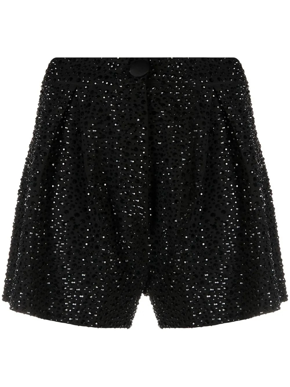 

Loulou shorts de vestir con tiro alto - Negro