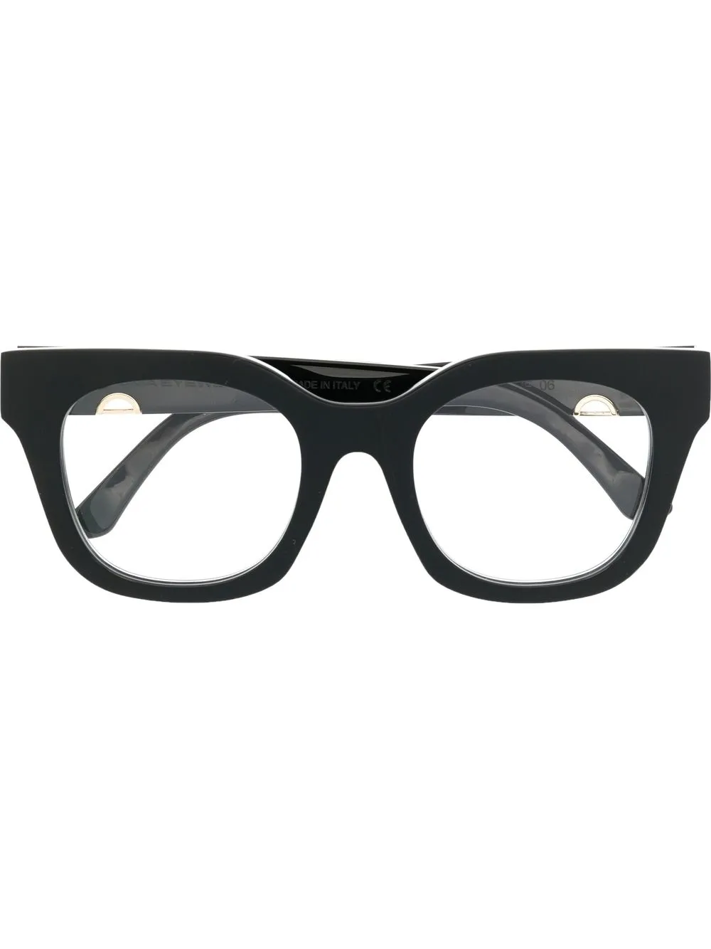 

Huma Sunglasses logo-plaque glasses - Black