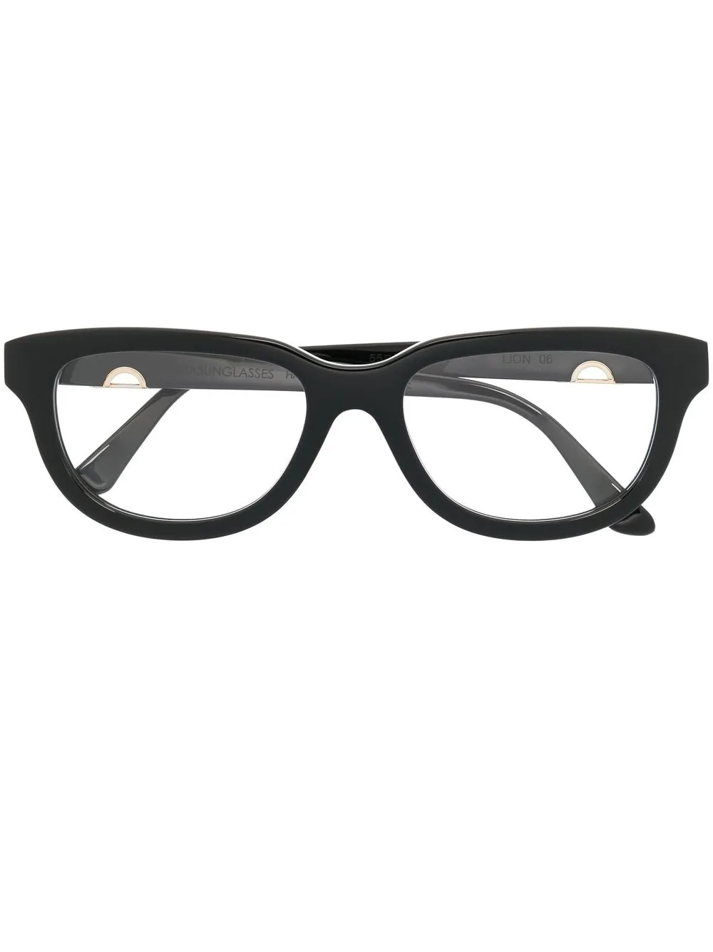 

Huma Sunglasses logo-plaque glasses - Black