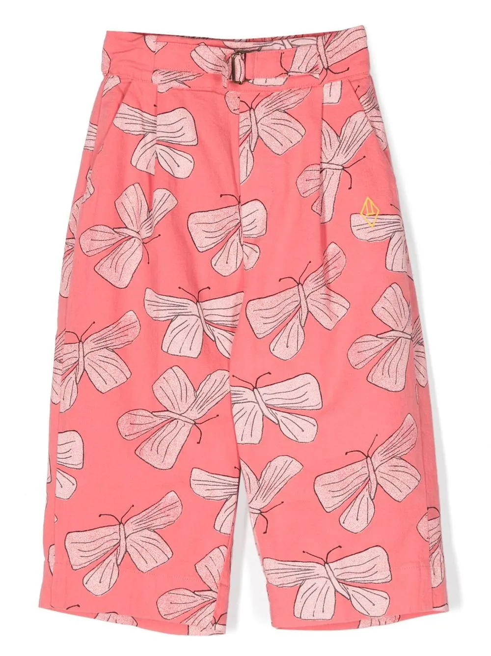 

The Animals Observatory floral-print straight-leg trousers - Pink