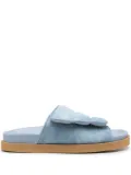 GIABORGHINI Gia 3 touch-strap sandals - Blue