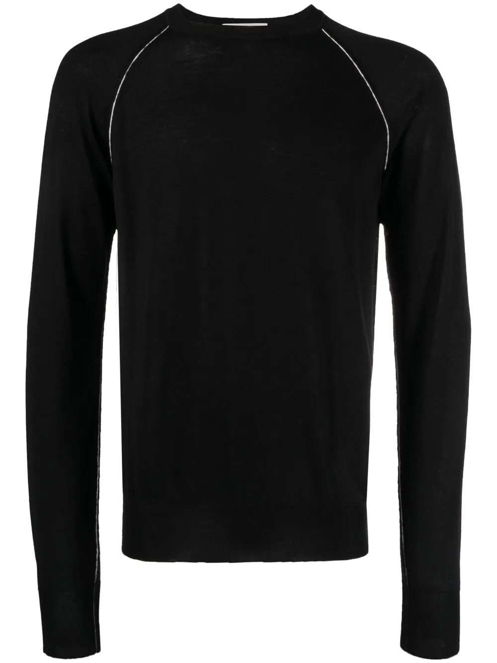 

There Was One long-sleeve knitted jumper - Black