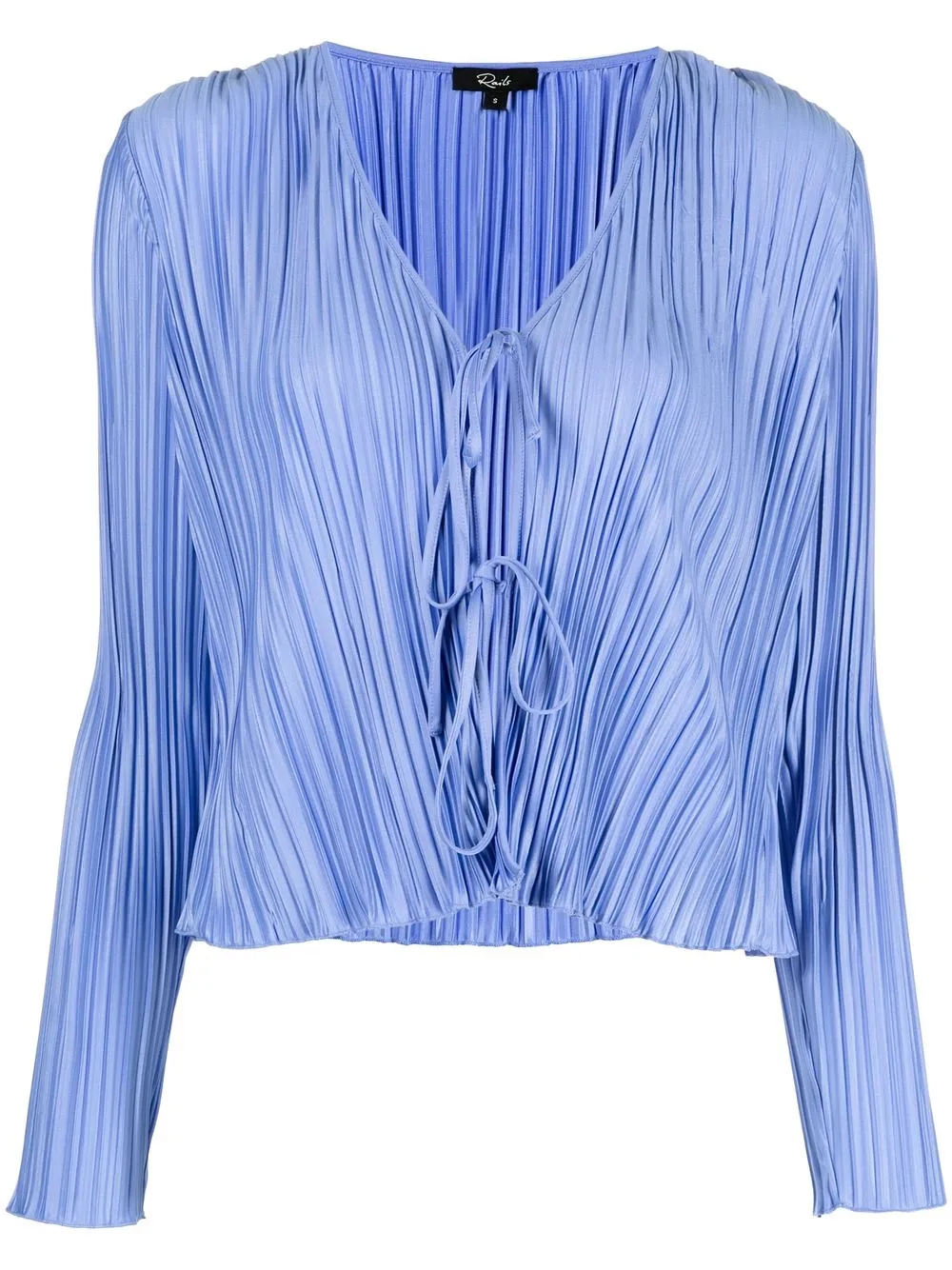 

Rails blusa plisada con moño - Azul