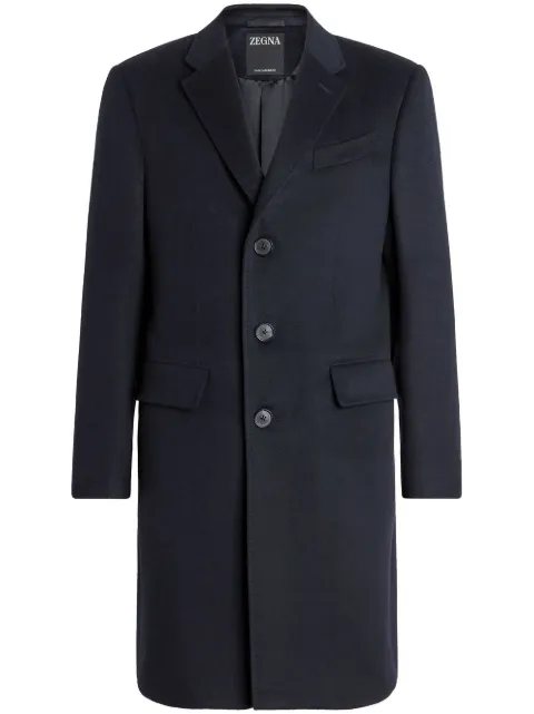 Zegna Oasi single-breasted cashmere coat