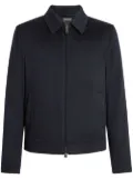 Zegna Oasi zipped-up overjacket - Blue
