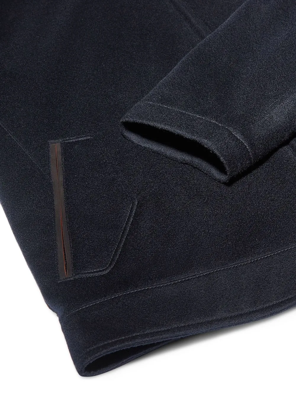 Zegna Shirtjack met rits Blauw
