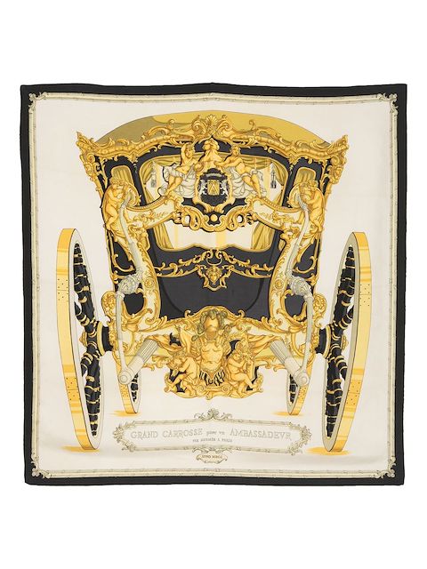 Hermès Pre-owned Grand Chariot Pour Un Ambassadeur Seidenschal