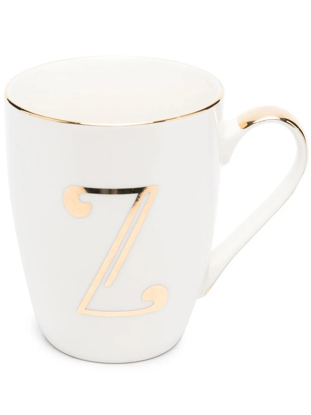 

Bitossi Home initial-print mug - White