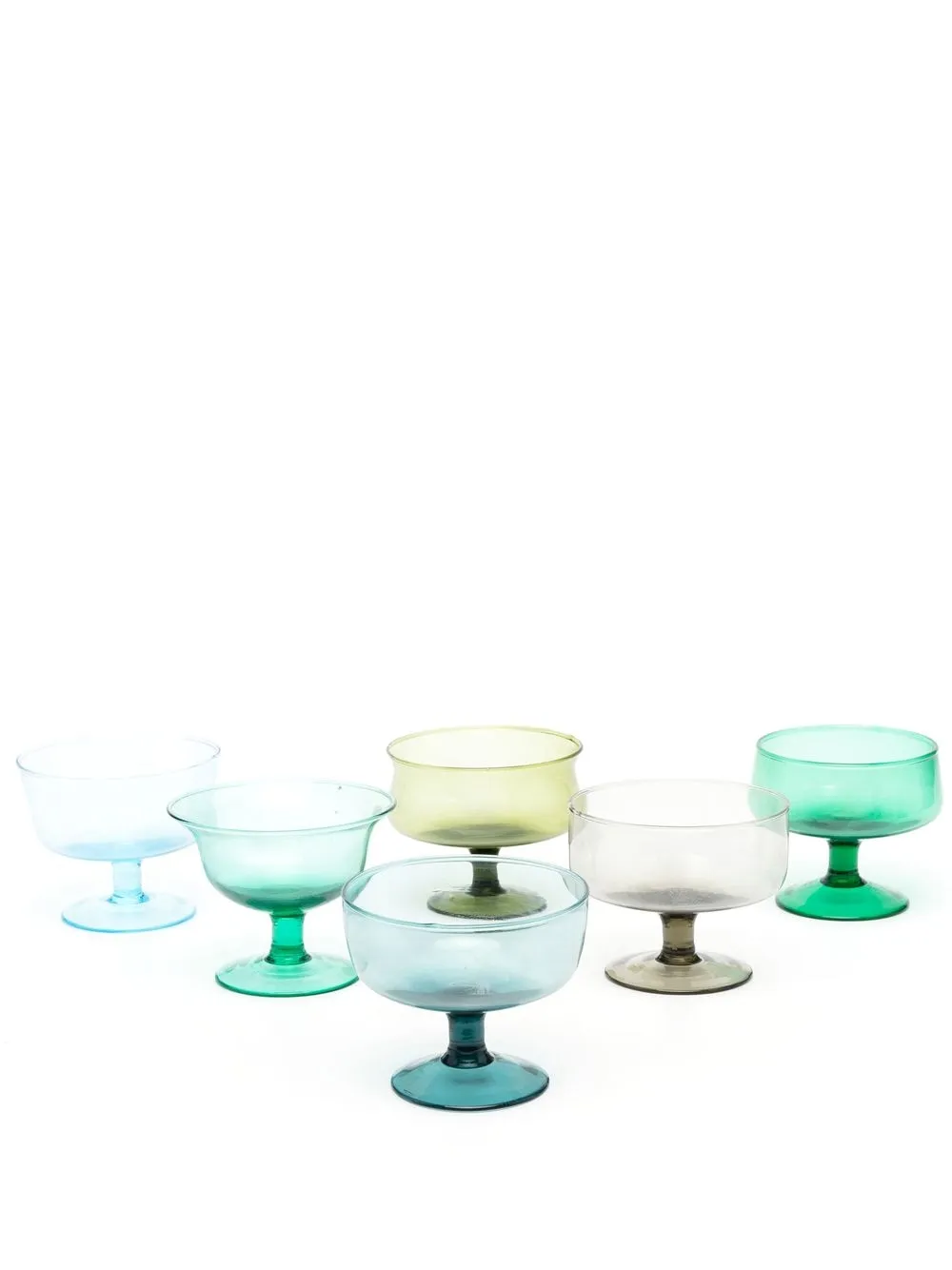 

Bitossi Home set-of-six cocktail glasses - Blue