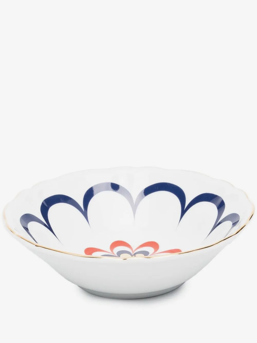 Bitossi 기하학 플로럴 프린트 볼 15.5cm
