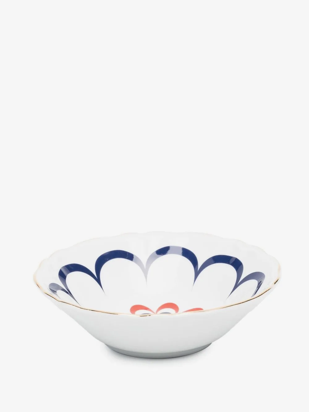 Bitossi 기하학 플로럴 프린트 볼 15.5cm