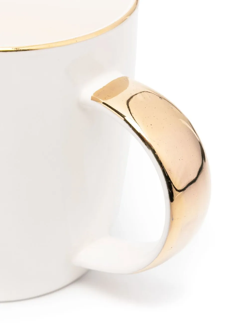 Bitossi Home Letter-print Mug (8.6cm) In White